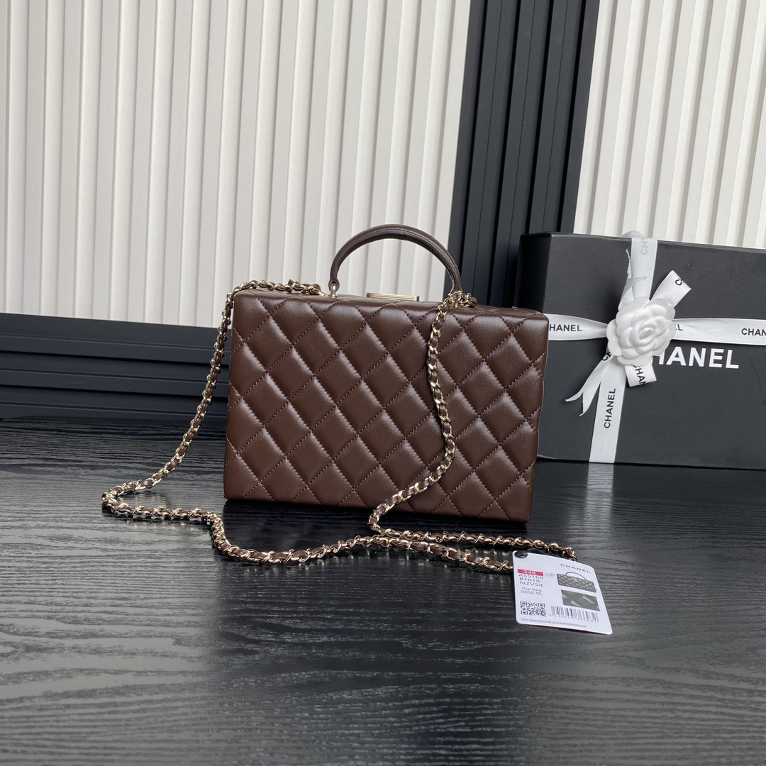Ch**el Box bag 15x22x7.5cm