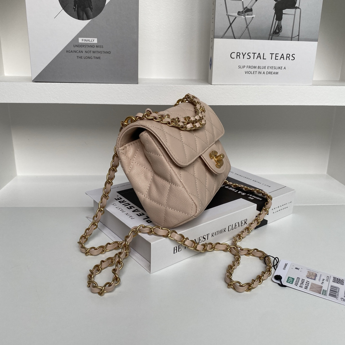 Ch**el Flap Handbag AS5239 18×13×5.5cm