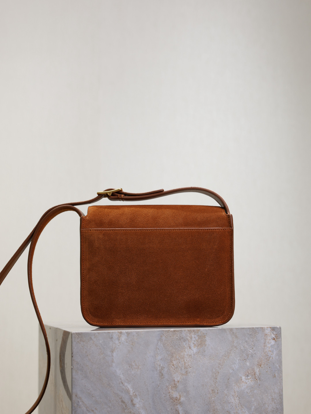 Y51 NIKI satchel in suede 21.5x16x9cm