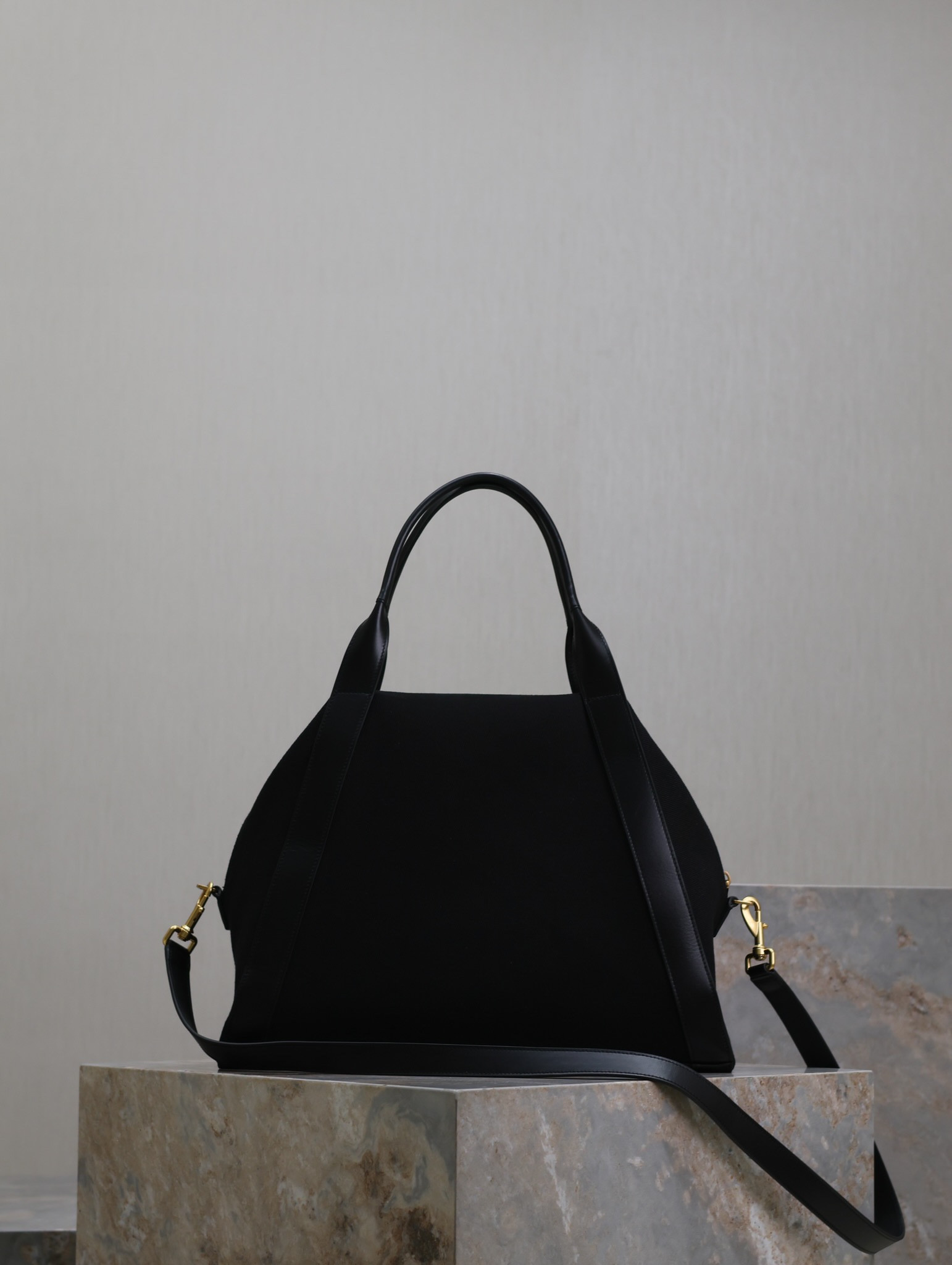 Y51 RIVE GAUCHE bowling tote in canvas 42x32x18cm