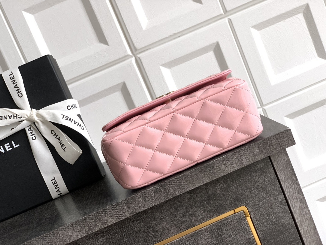 Ch**el 25P Flap Handheld Evening Bag 10.5x18.5x8cm
