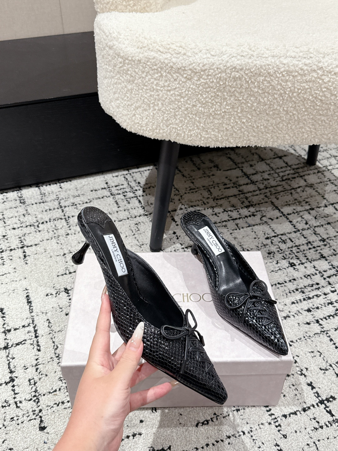 UA J1m*y Ch00 Scarlett Mule 5cm