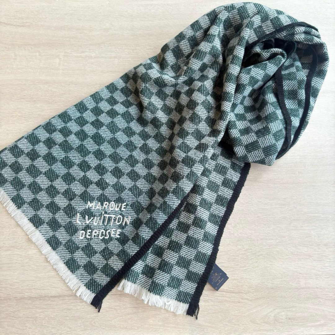 L0vis Vvtt0n Check scarf 45x190cm