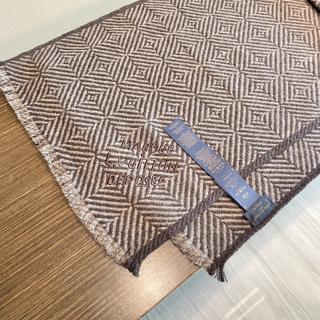 L0vis Vvtt0n scarf 35x200cm 100% cashmere