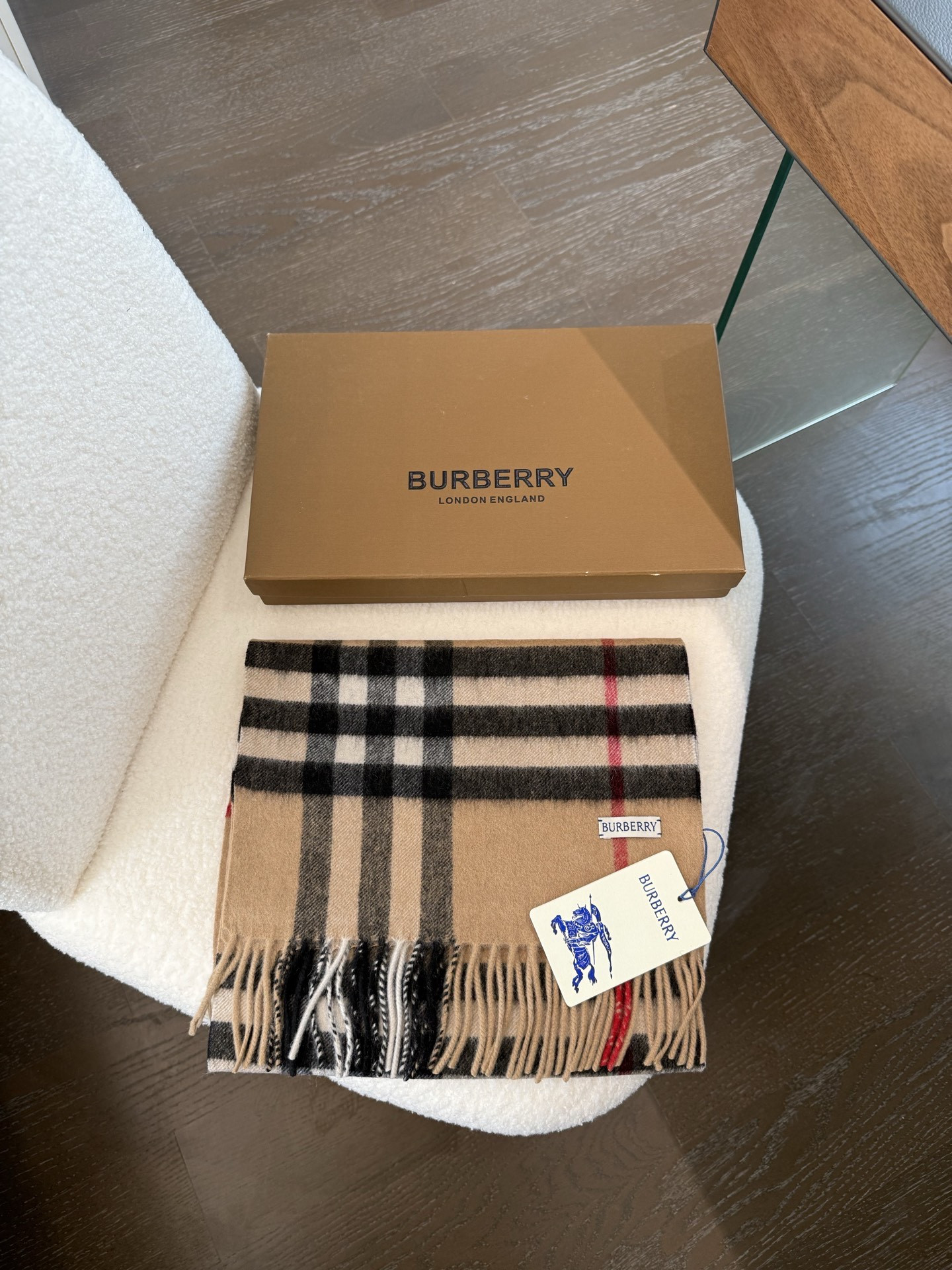 Bv*b*rry scarf 30x180cm