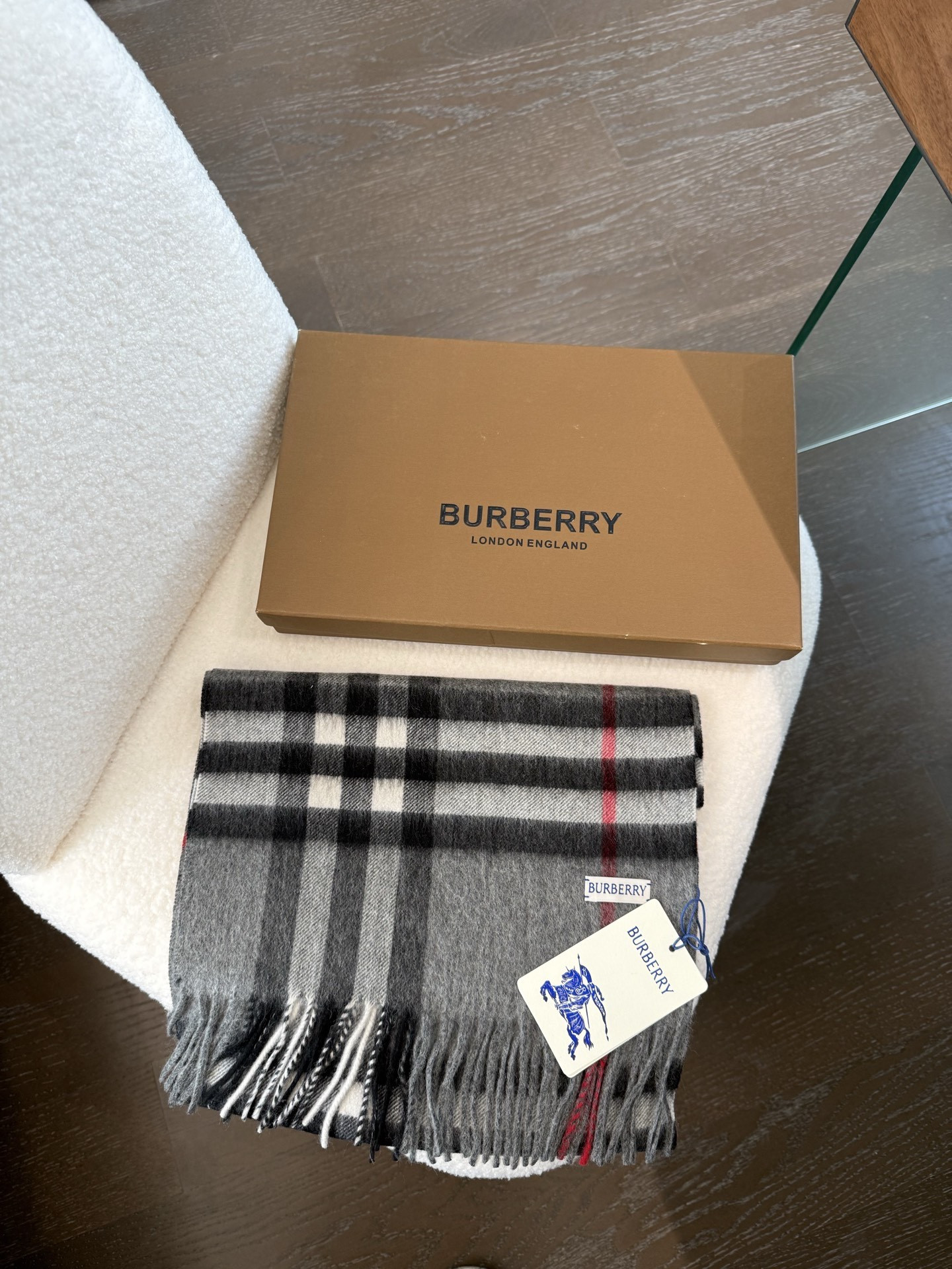 Bv*b*rry scarf 30x180cm