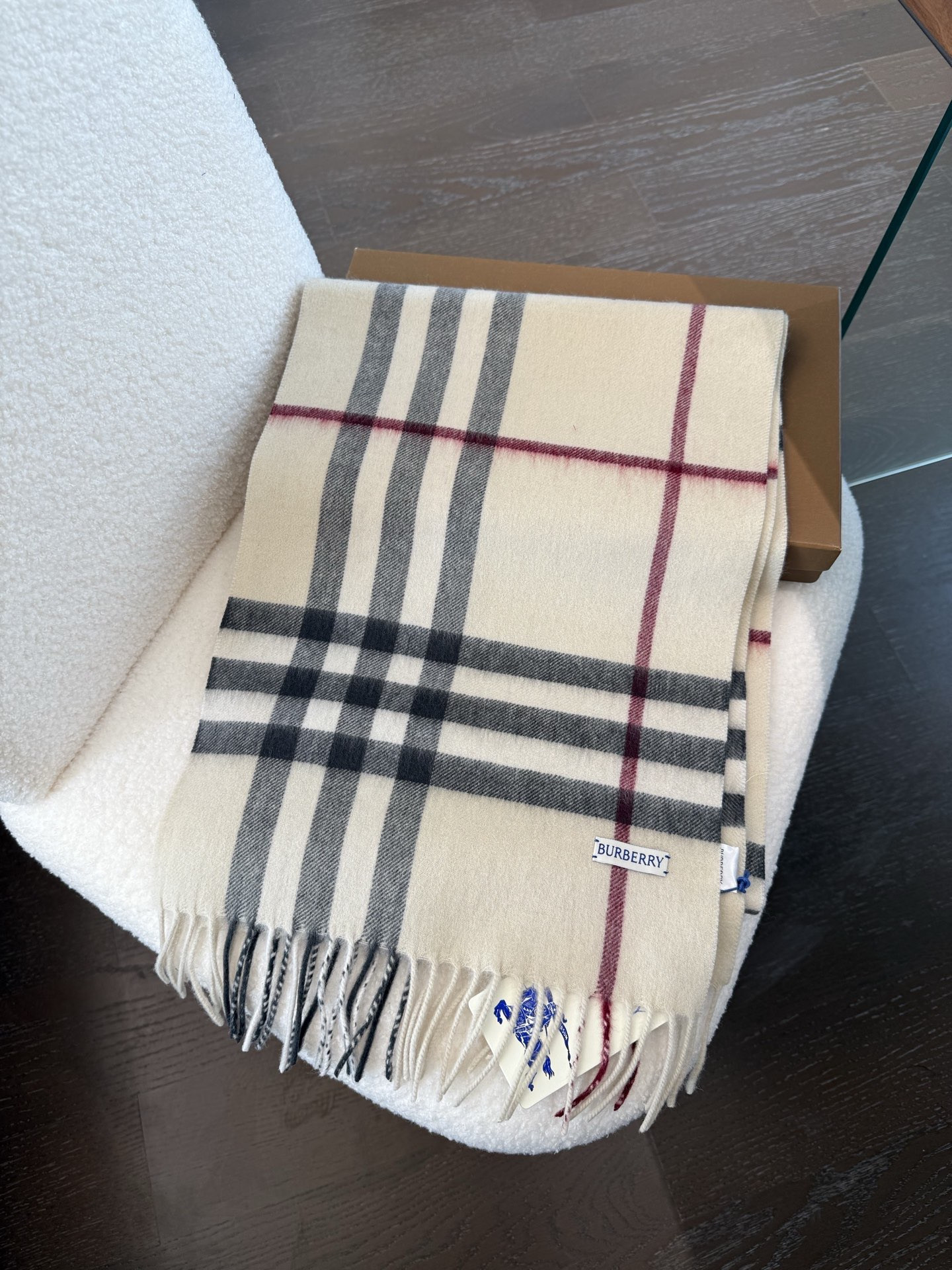 Bv*b*rry scarf 30x180cm