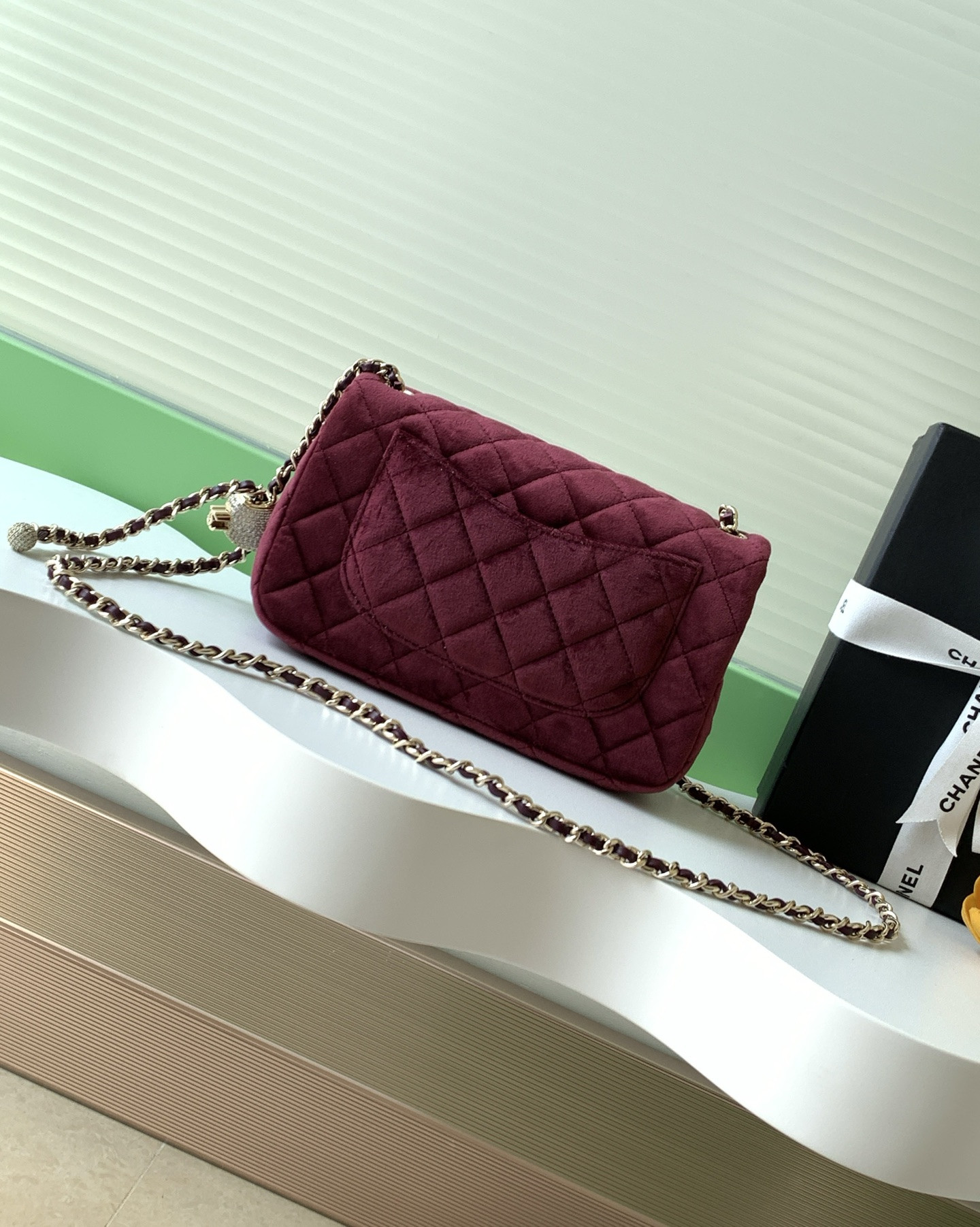 Ch**el MINI FLAP BAG 12×20×6 cm