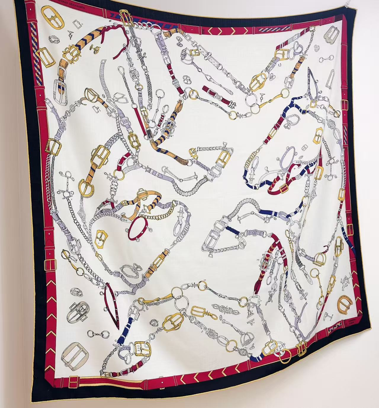 H**me5 scarf 135x135cm 70% cashmere 30% silk