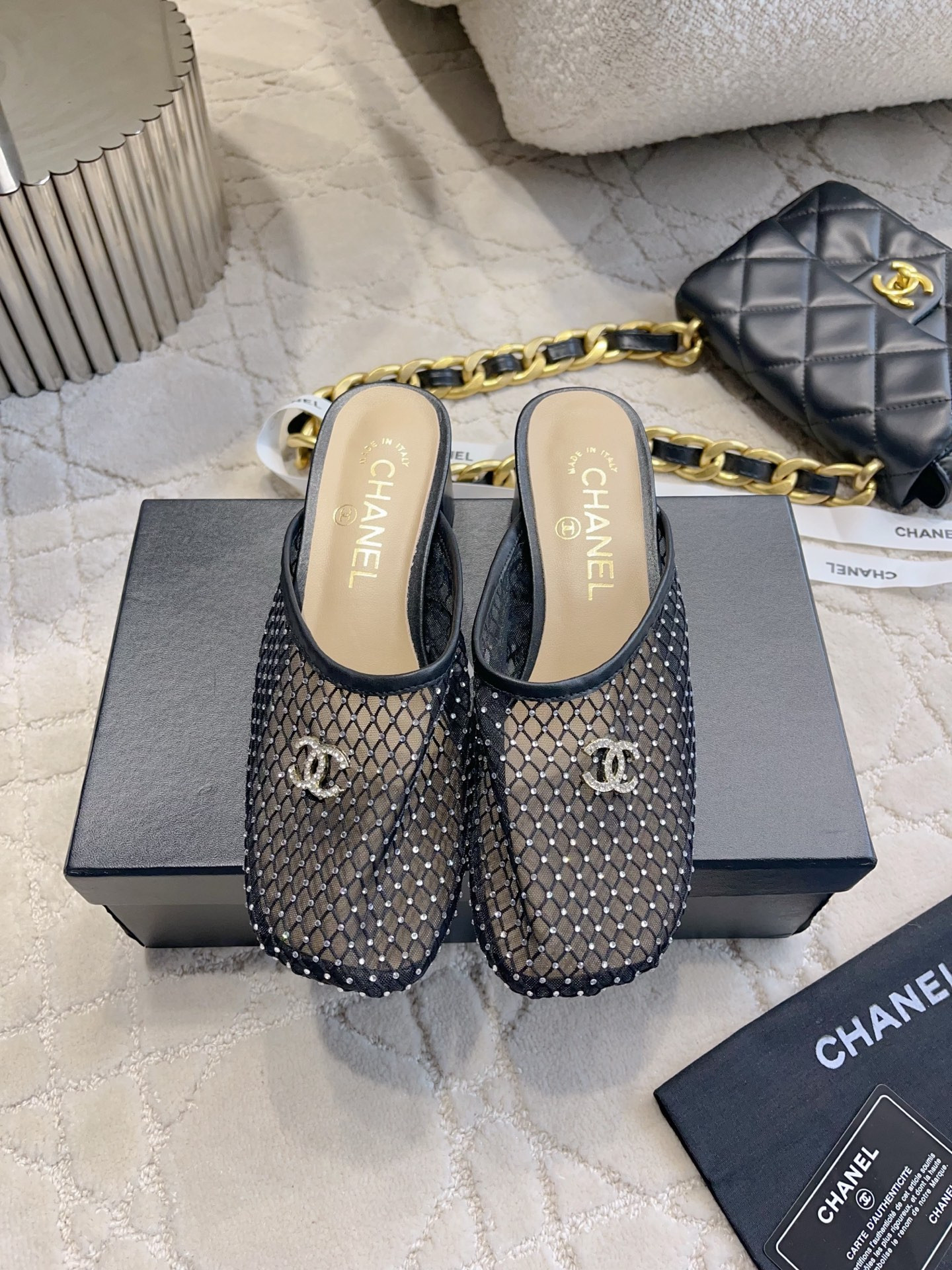 UA Ch**el Mules 4.5cm Heel