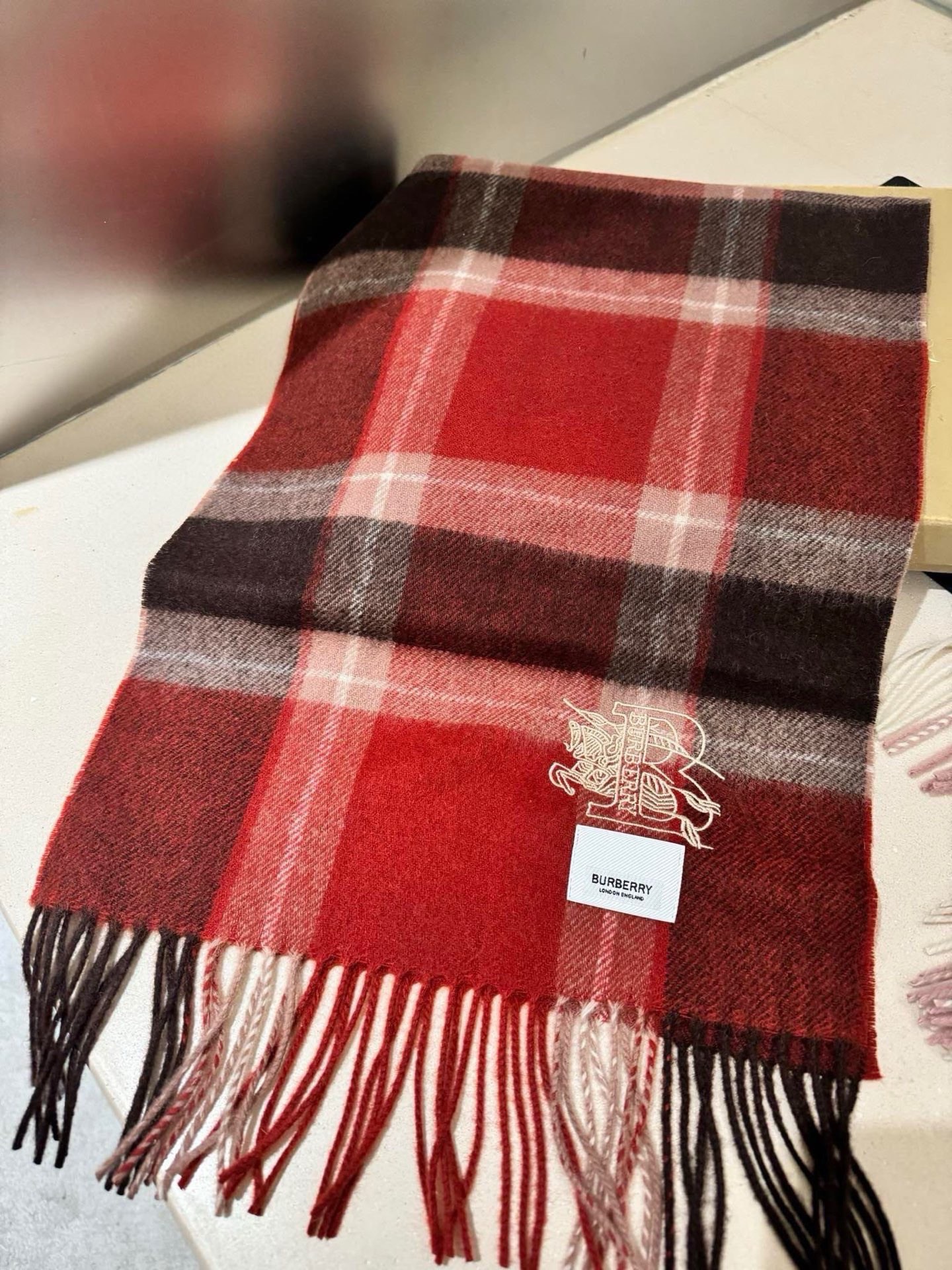 Bv*b*rry scarf 30x180cm