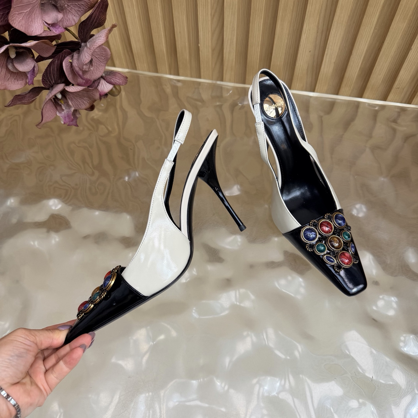 UA Y51 ICELAND Slingback 10.5cm Heel